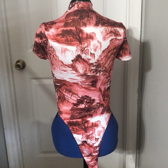 Dragon Print Bodysuit - Picture 2 of 8